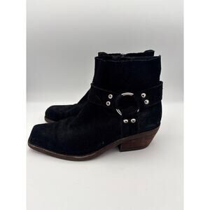 Women’s Jeffery Campbell Size 7.5 Black Suede Ankle Boots